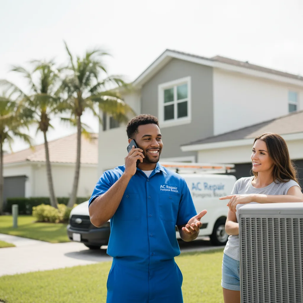 AC Repair Pompano Beach customer support in Franklin Square